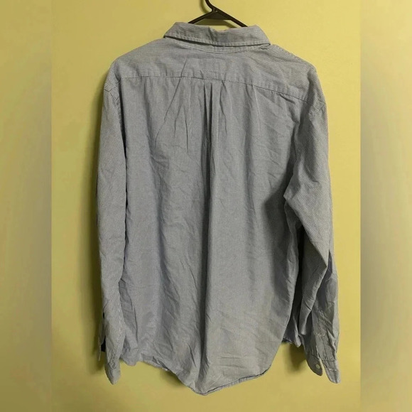 Ralph Lauren Shirt Men’s Size XXL Blue White Gingham Button Down Custom Fit - Picture 2 of 6